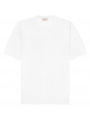Altea T-Shirt Maglia Lino Cotone Bianco
